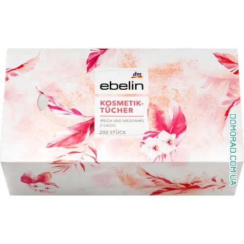 Ebelin Серветки для обличчя Kosmetiktucher BIG-pack 200шт.