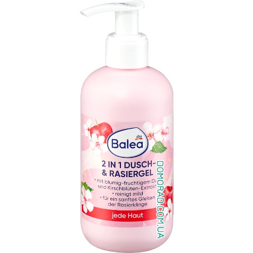 Balea Гель для душу і гоління 2in1 Dusch- und Rasiergel Kirsche-Limited