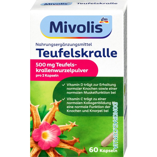Mivolis Кіготь диявола Teufelskralle 60 капсул