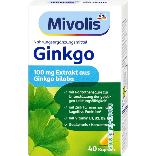Mivolis Ginkgo 40 капсул