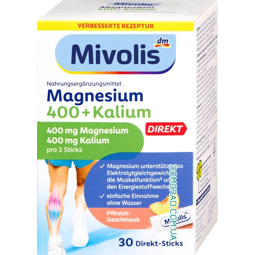 Mivolis Magnesium + Kalium 30 стіків