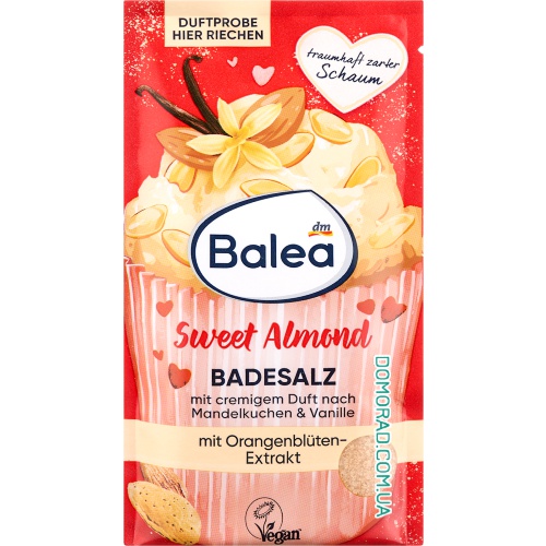 Balea Сіль до ванни Sweet Almond 80g