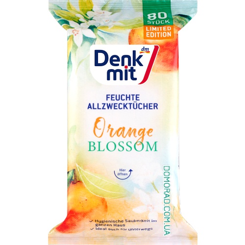 Denkmit Серветки для прибирання Orange Blossom XL 80шт.