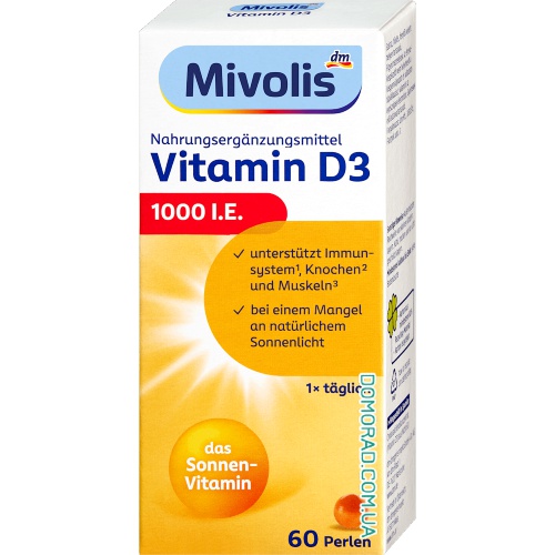 Mivolis Vitamin D3 60 капсул