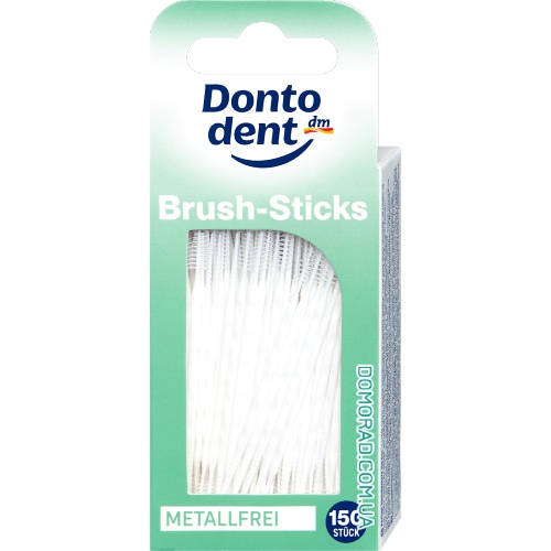 Dontodent Йоржики-стіки Brushsticks 150шт.