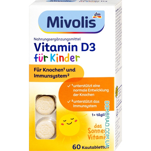 Mivolis Vitamin D3 для дітей  60 таблеток