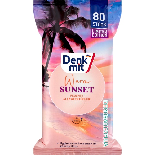 Denkmit Серветки для прибирання Warm Sunset XL-pack 80шт.