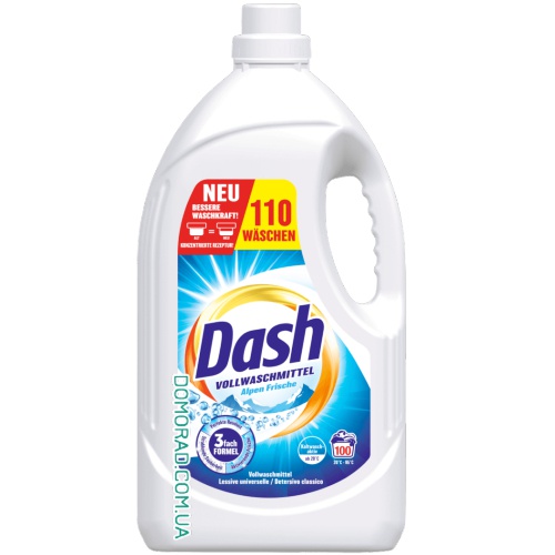 DASH Рідкий порошок Gel VOLL 110 прань 4,95L