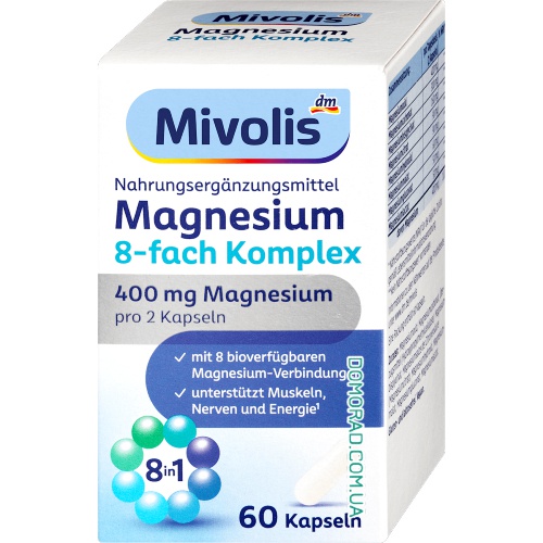 Mivolis Magnesium 8-fach Komplex 60 капсул