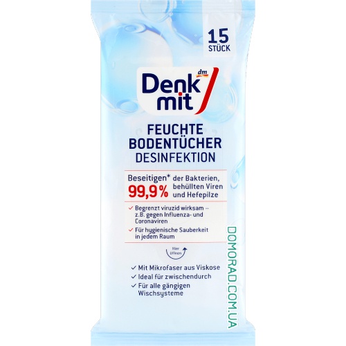 Denkmit Серветки для підлоги Desinfektion 15шт.