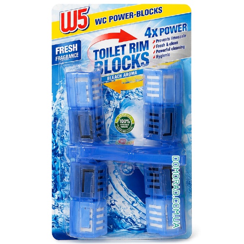 W5 Освіжувач для туалету WC Block BLEACH AROMA 2шт.
