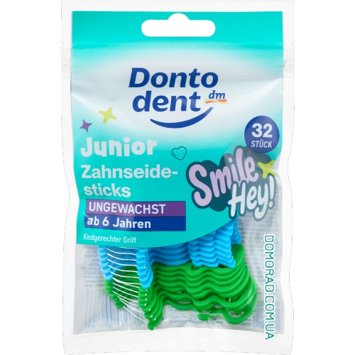 Dontodent Флосси для дітей Junior 32шт.
