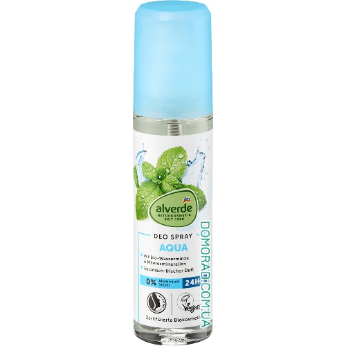 Alverde Органічний Део-спрей Aqua 75ml